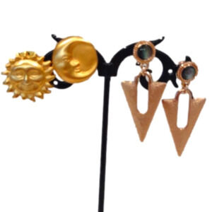 Set of Two Pairs of Earrings